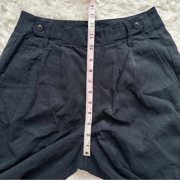 Madewell Pants The Petite Harlow Wide-Leg High Rise True Black 0P - Picture 12 of 13